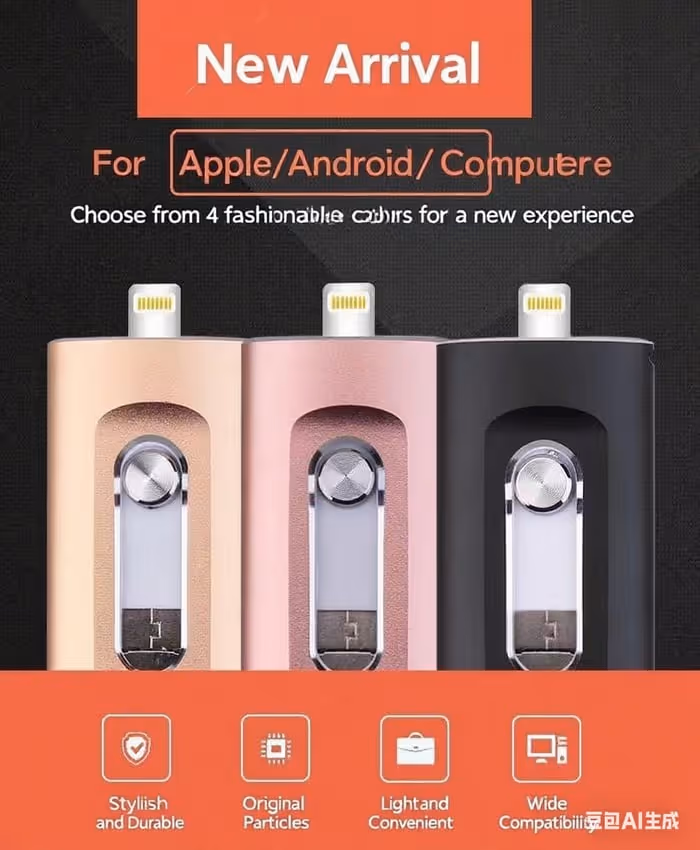3-in-1 Flash Drive — product close-up